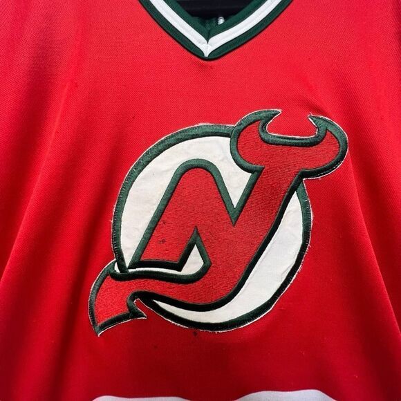 Vintage CCM New Jersey Devils NHL Hockey Jersey 27 men's L made in usa - Picture 8 of 15